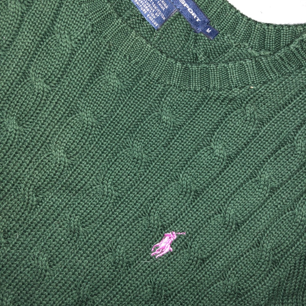 Green sweater! Ralph Lauren! - size M